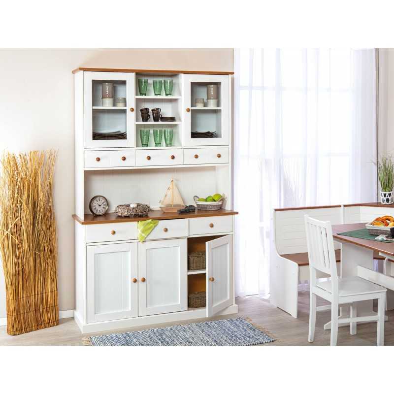 Credenza 3 + 2 ante + 3 cassetti Inter Link dim. 131x45x205h