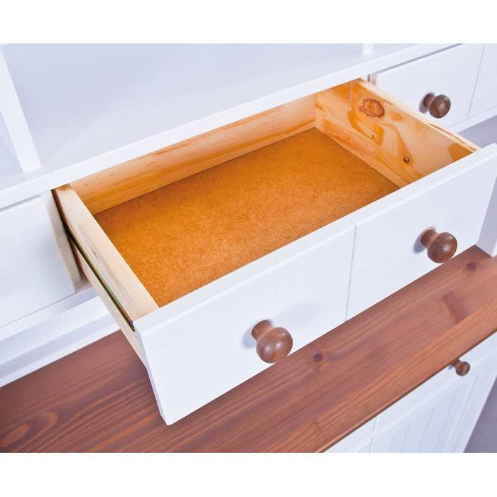 Credenza 3 + 2 ante + 3 cassetti Inter Link dim. 131x45x205h