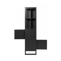 Credenza a giorno Sumatra20A antracite bifacciale