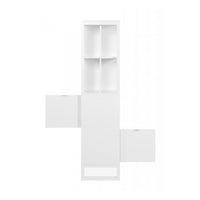 Credenza a giorno Sumatra20A bianca bifacciale