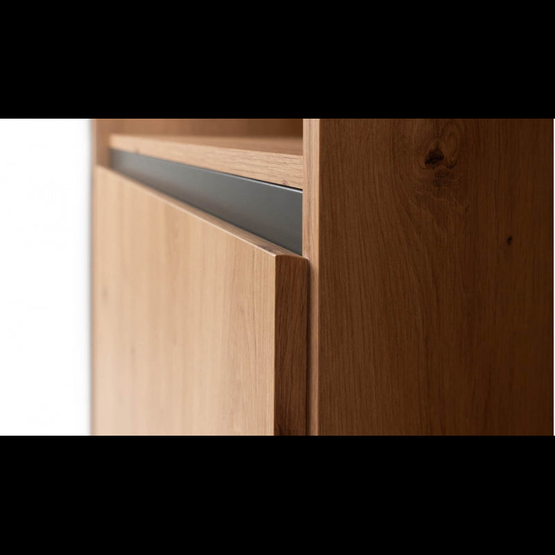 Credenza alta Denver 51 L120XP40XH140 quercia antracite