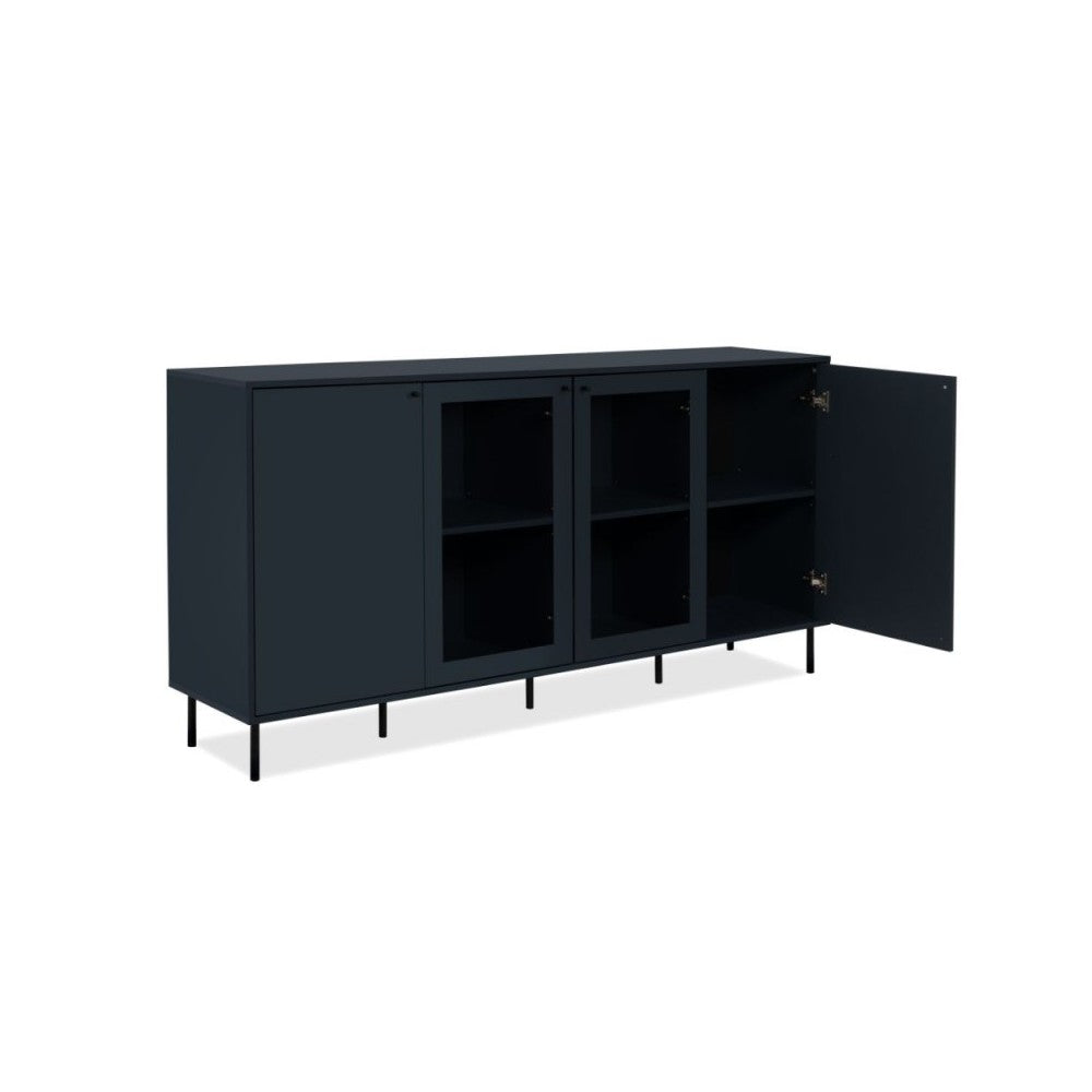 Credenza blue navy 4 ante Caracas51A 180X40X90H