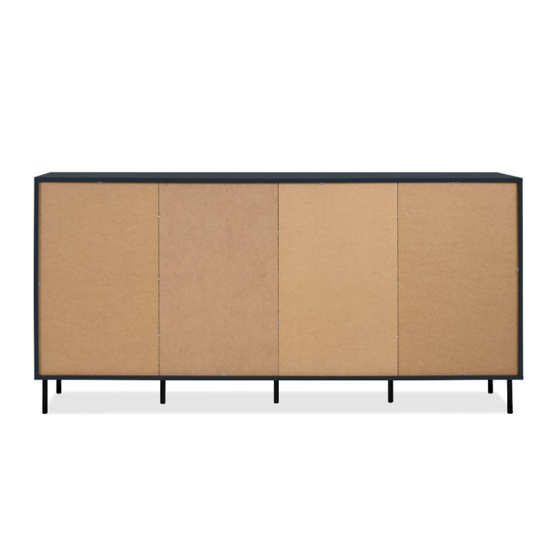 Credenza Caracas 51A con 4 ante e 4 ripiani colore navy blue