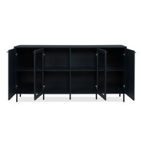 Credenza Caracas 51A con 4 ante e 4 ripiani colore navy blue