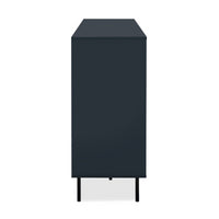 Credenza Caracas 51A con 4 ante e 4 ripiani colore navy blue