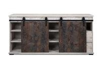 Madia Tromso con 2 ante e 2 cassetti Willow e Acero invecchiato, ZFRSEVIMAD2A2C