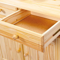 Credenza Inter Link 2 ante + 3 cassetti  dim. 130x43/32x198h