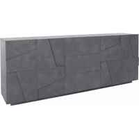 Credenza Ping 220 – 4 ante/3 cassetti – Ardesia