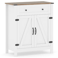 Armadietto da dispensa per cucina con cassetto e ripiano regolabile, Stazione per caff¨¨ da pavimento per sala da pranzo-Credenze buffet