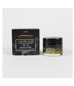 Crema 50 Ml Black Mask Con Microparticelle Ionizzate Oro Maschera Viso Pulizia         