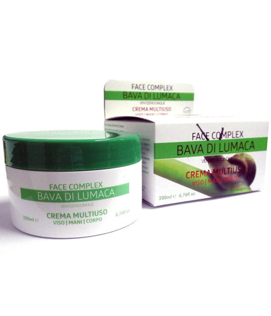 Crema Multiuso Bava Di Lumaca Olio Di Jojoba Corpo Viso Mani 200ml L29116a         