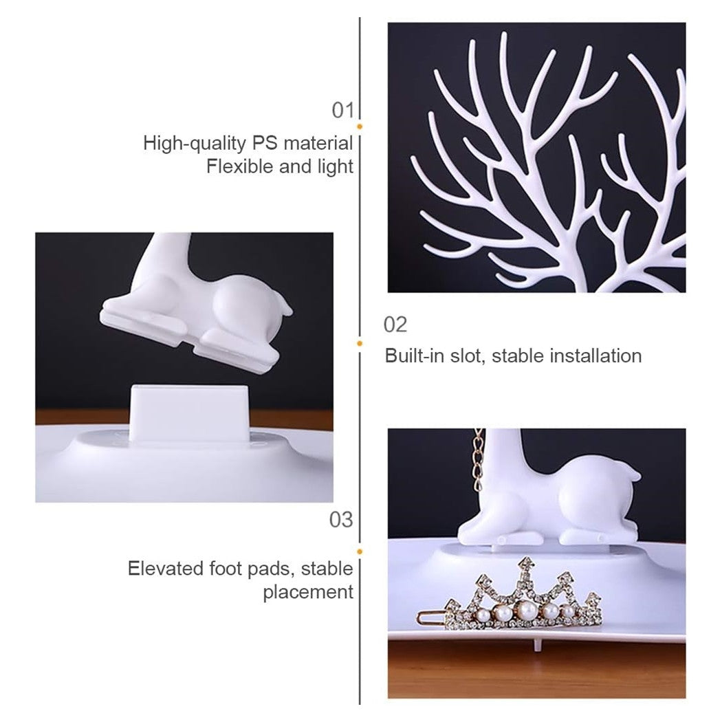 Trade Shop - Cremagliera Per Collane Gioielli Monili Espositore Per Orecchini Scaffale Stoccaggio -