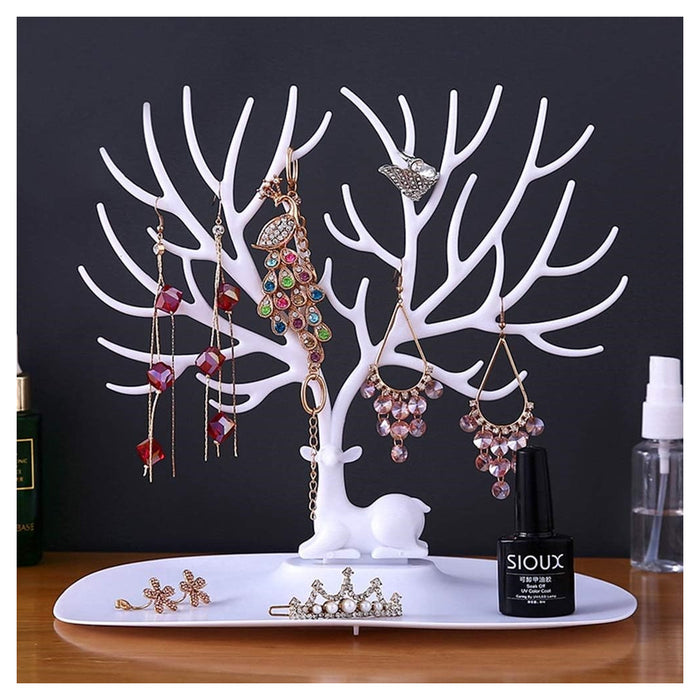 Trade Shop - Cremagliera Per Collane Gioielli Monili Espositore Per Orecchini Scaffale Stoccaggio -