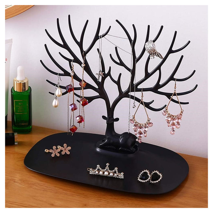 Trade Shop - Cremagliera Per Collane Gioielli Monili Espositore Per Orecchini Scaffale Stoccaggio -