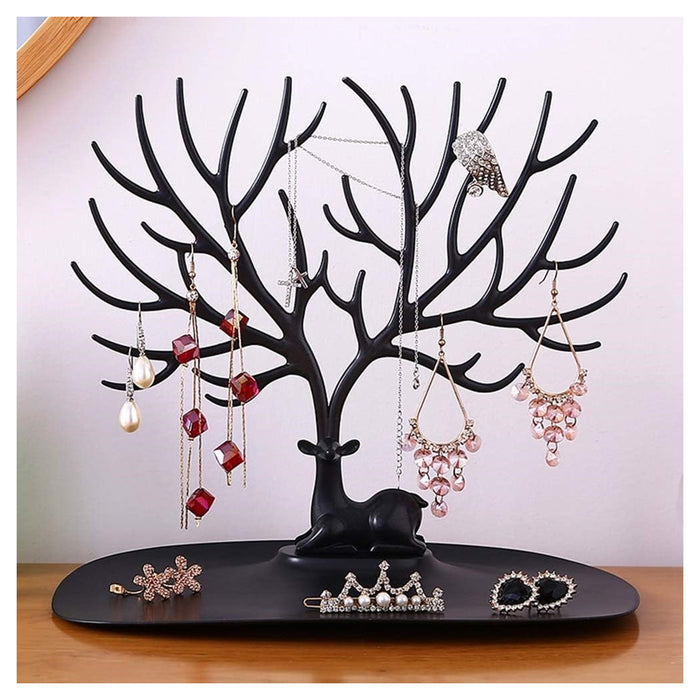 Trade Shop - Cremagliera Per Collane Gioielli Monili Espositore Per Orecchini Scaffale Stoccaggio -