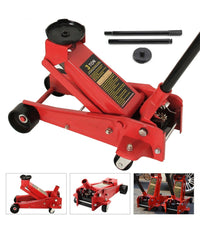 Cric Auto Sollevatore Idraulico A Carrello Pedale Meccanico Portata 3 Ton 3000kg         