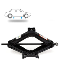 Cric Crick A Pantografo Manovella Sollevatore Manuale 1 Ton Auto Ruote 1000 Kg         