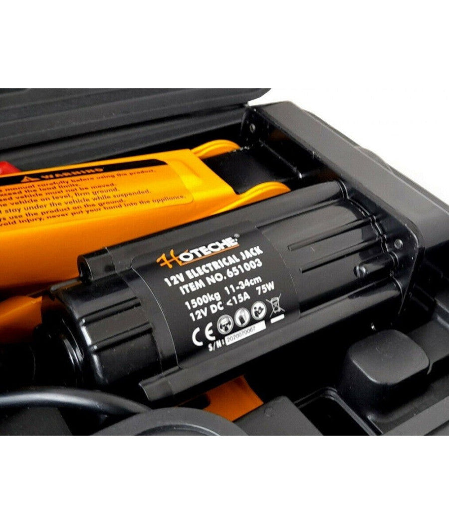 Cric Crick A Pantografo Sollevatore Auto Elettrico 12v 75 W 1.5t Art. 651003         