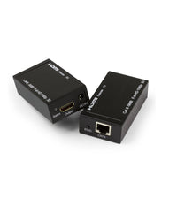 Hdmi Extender Ethernet Cavo Di Rete Lan Over Cat6 60 Metri Hdmi 3d Fullhd 1080p         