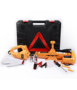 Trade Shop - Crick Elettrico Sollevatore Pantografo Auto 3 Ton 12v Avvitatore Impatto Bussole -