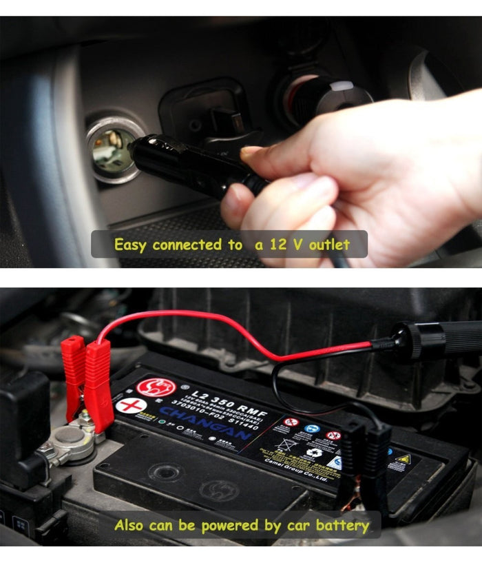 Trade Shop - Crick Elettrico Sollevatore Pantografo Auto 3 Ton 12v Avvitatore Impatto Bussole -