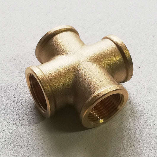 Croce a 4 lati da 3/4 f in ottone