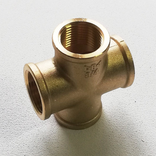 Croce a 4 lati da 3/4 f in ottone