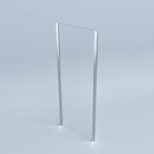 Lato fisso per box doccia 90 cm H200 cm cristallo 6mm profilo CROMATO SAM