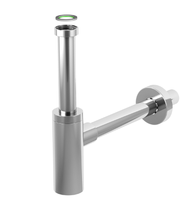 Sifone d'arredo per lavabo in inox mater BONOMINI - Cromo