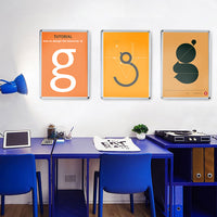 Cornice a scatto 50 x 70 profilo 25mm angolo tondo