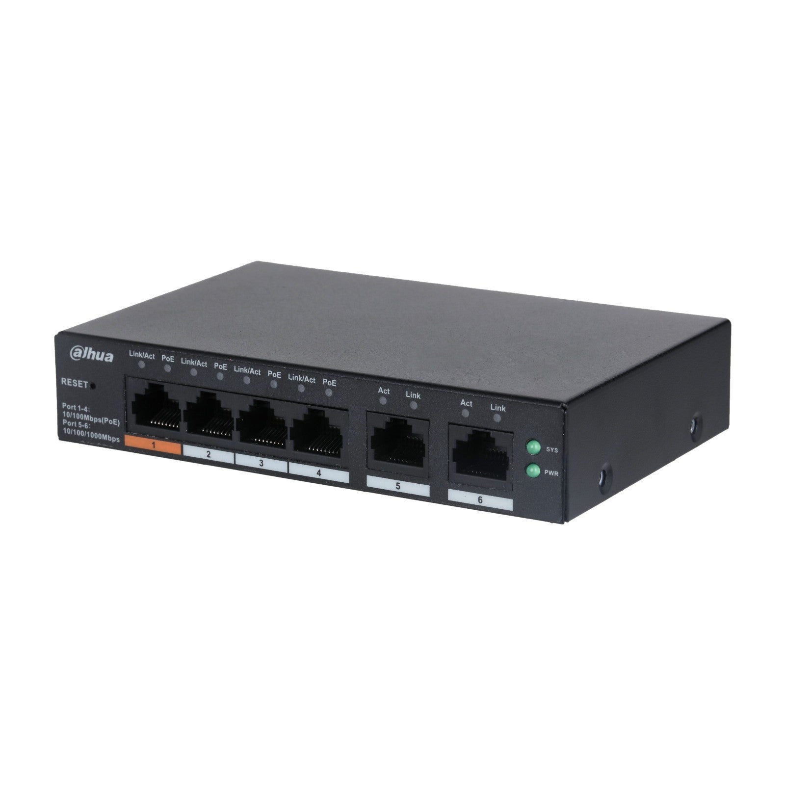 Dahua 6 Porte PoE Cloud Managed Desktop Switch CS4006-4ET-60