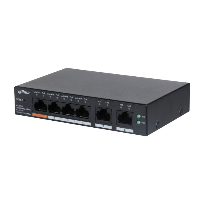 Dahua 6 Porte PoE Cloud Managed Desktop Switch CS4006-4ET-60