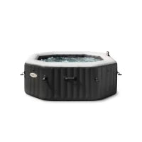 28458EX - Pure Spa™ Bubble E Jet Massage Deluxe Ottagonale 201X71 Cm 4 Posti Con Pompa, Riscaldatore, Sistema Purificazione Acqua, Clorinatore, 2 Poggia Testa