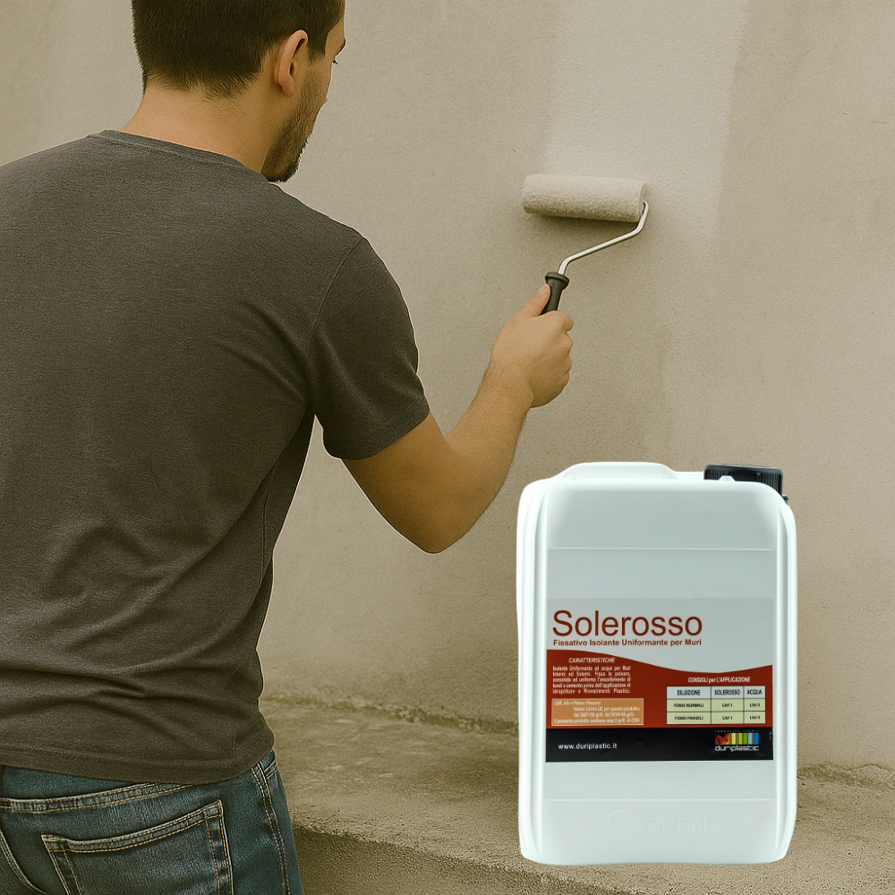 I pre trattamenti primer solerosso fissativo acrilico uniformante trasparente *** formato 10 lt, confezione 1