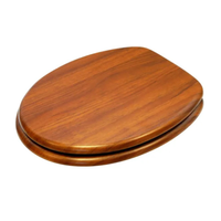 Coprivaso legno noce universale con cerniere regolabili