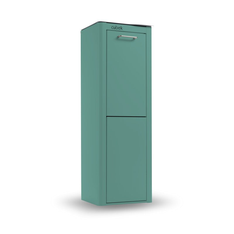 CUBEK: Pattumiera per raccolta differenziata a 2 scomparti