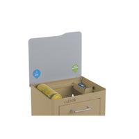 CUBEK: Pattumiera per raccolta differenziata a 2 scomparti