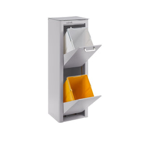 CUBEK: Pattumiera per raccolta differenziata a 2 scomparti