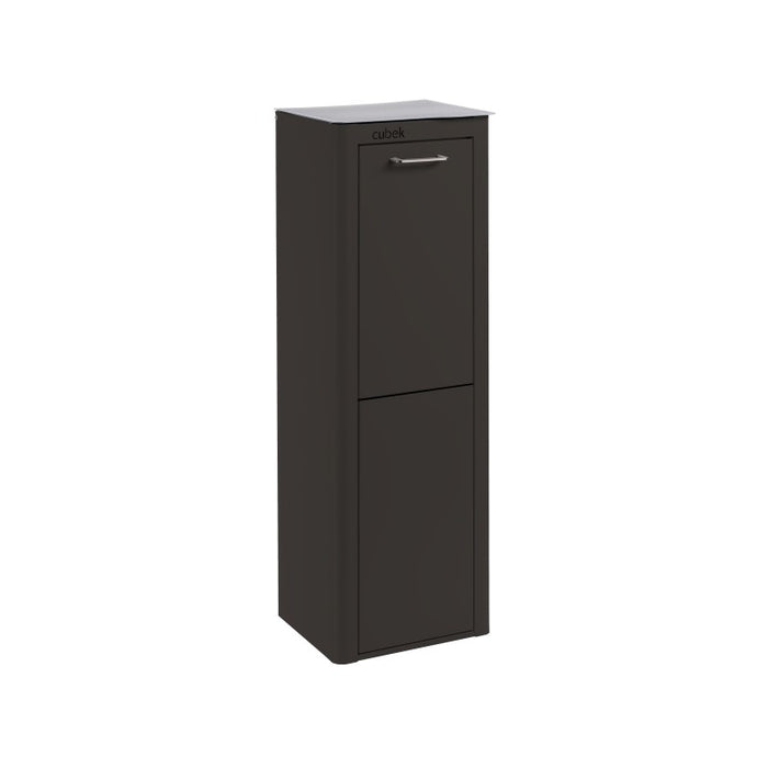 CUBEK: Pattumiera per raccolta differenziata a 2 scomparti