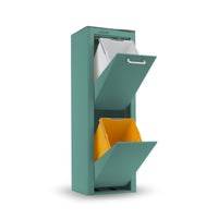 CUBEK: Pattumiera per raccolta differenziata a 2 scomparti