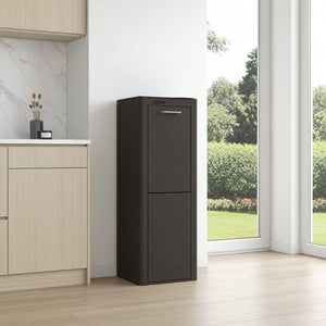 CUBEK: Pattumiera per raccolta differenziata a 2 scomparti