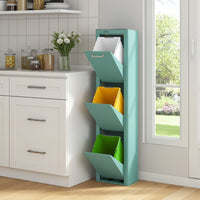 CUBEK - Pattumiera per raccolta differenziata a 3 scomparti