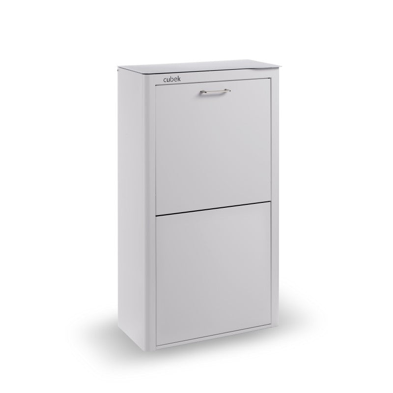 CUBEK - Pattumiera per raccolta differenziata a 4 scomparti