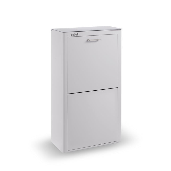 CUBEK - Pattumiera per raccolta differenziata a 4 scomparti