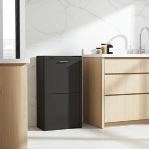 CUBEK - Pattumiera per raccolta differenziata a 4 scomparti