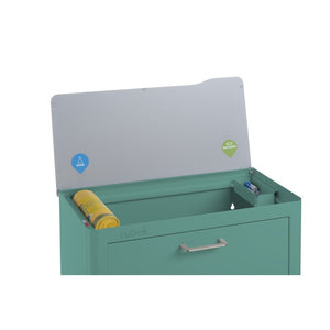 CUBEK - Pattumiera per raccolta differenziata a 4 scomparti