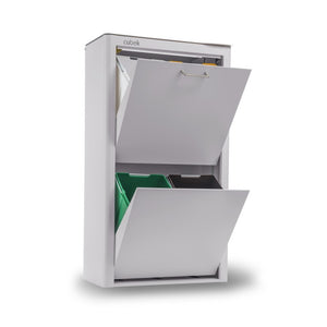 CUBEK - Pattumiera per raccolta differenziata a 4 scomparti