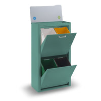 CUBEK - Pattumiera per raccolta differenziata a 4 scomparti