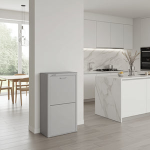 CUBEK - Pattumiera per raccolta differenziata a 4 scomparti