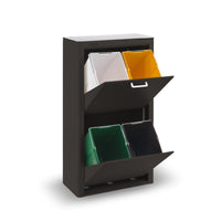 CUBEK - Pattumiera per raccolta differenziata a 4 scomparti